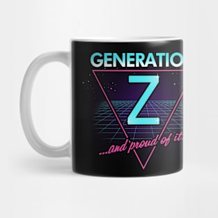 Generation Z Cool Retro 80's Inspired Gen Z Gift Mug